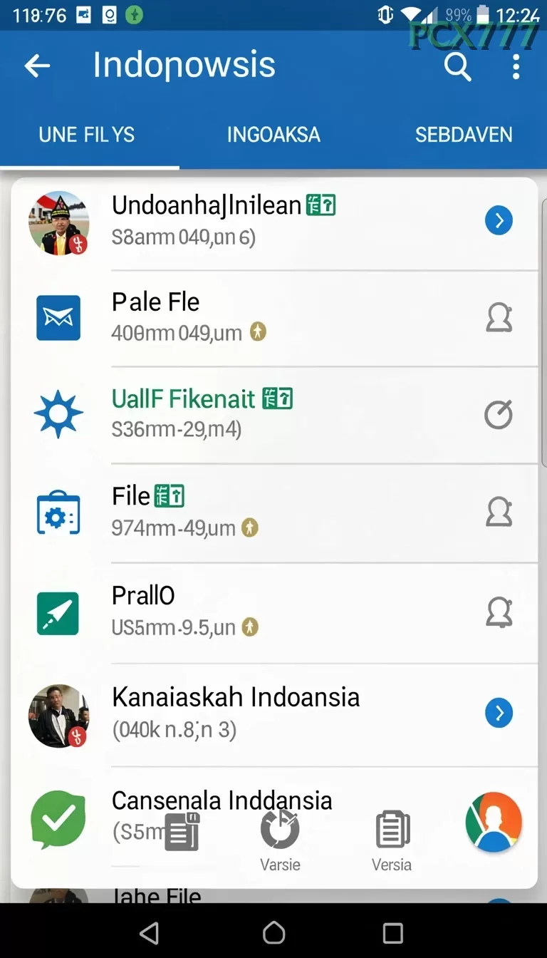 Cuplikan layar RR44 — halaman utama
