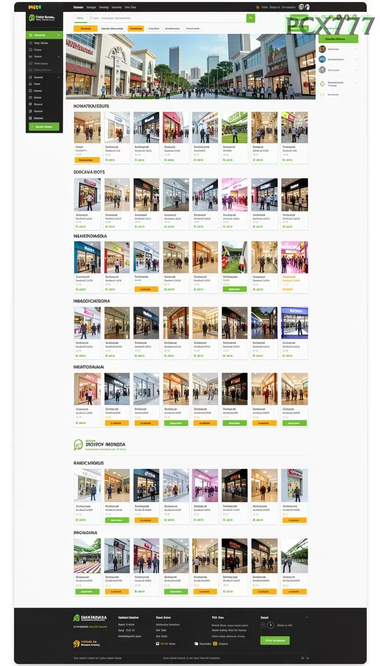 Cuplikan layar RK77 — menu navigasi