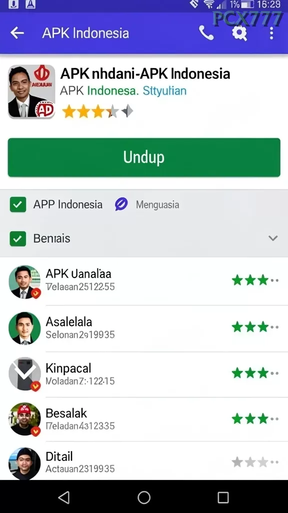 Cuplikan layar MIMPI303 — aktivitas