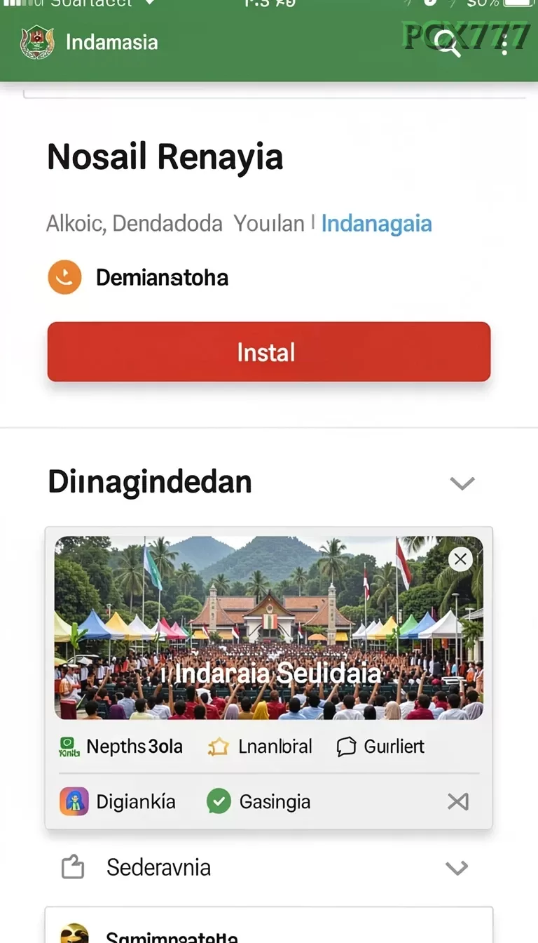 Cuplikan layar RK77 — aktivitas