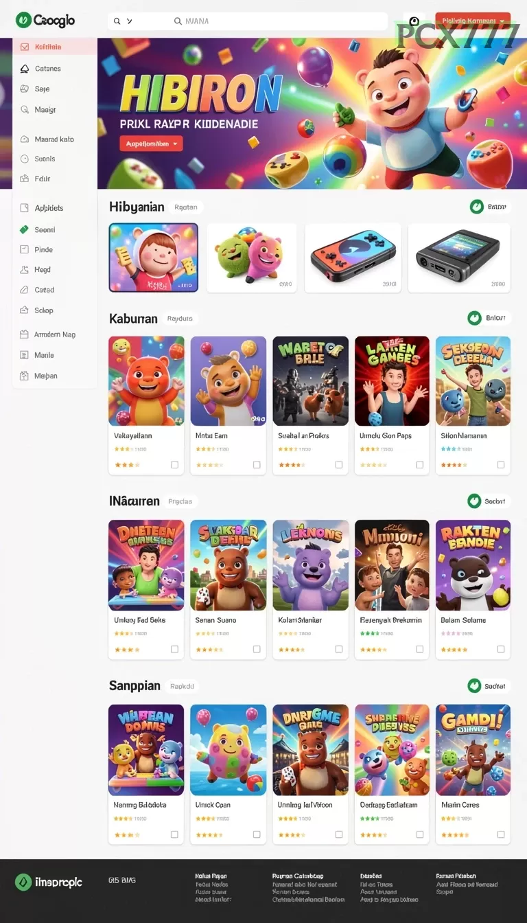 Cuplikan layar RR44 — menu navigasi